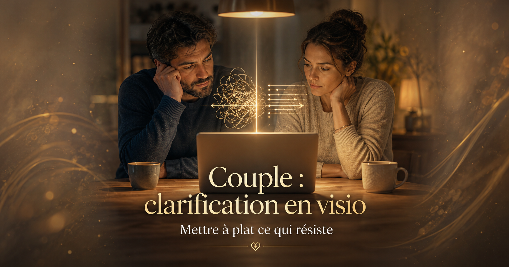Couple en difficulté en visio – Quand vous n’arrivez plus à vous parler