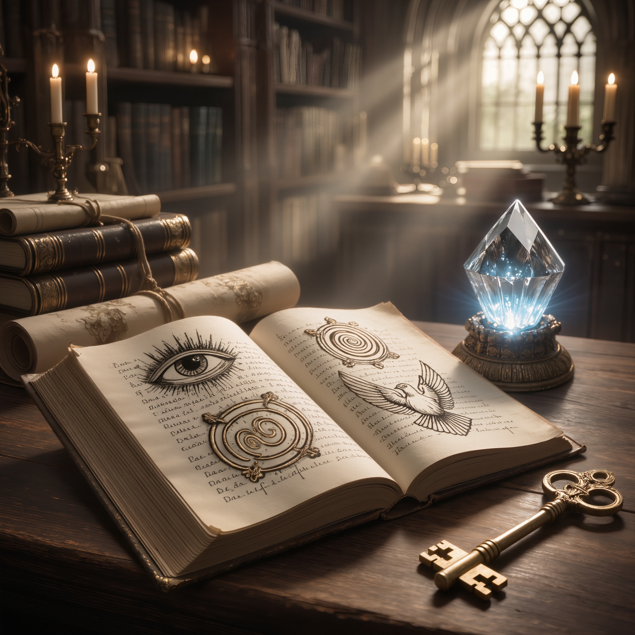 Main féminine s’approchant d’une poignée de porte tiède, éclairée d’une lueur dorée venant de l’autre côté. Image du moment où l’on ose franchir le seuil du changement.